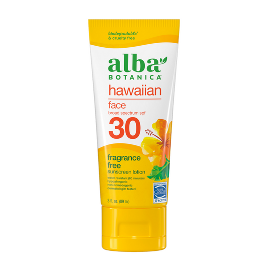 Alba Botanica | Hawaiian Sunscreen Face Island Vibe SPF30 89ml