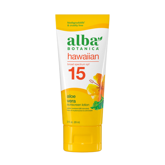 Alba Botanica | Hawaiian Sunscreen Face Island Vibe SPF15 89ml