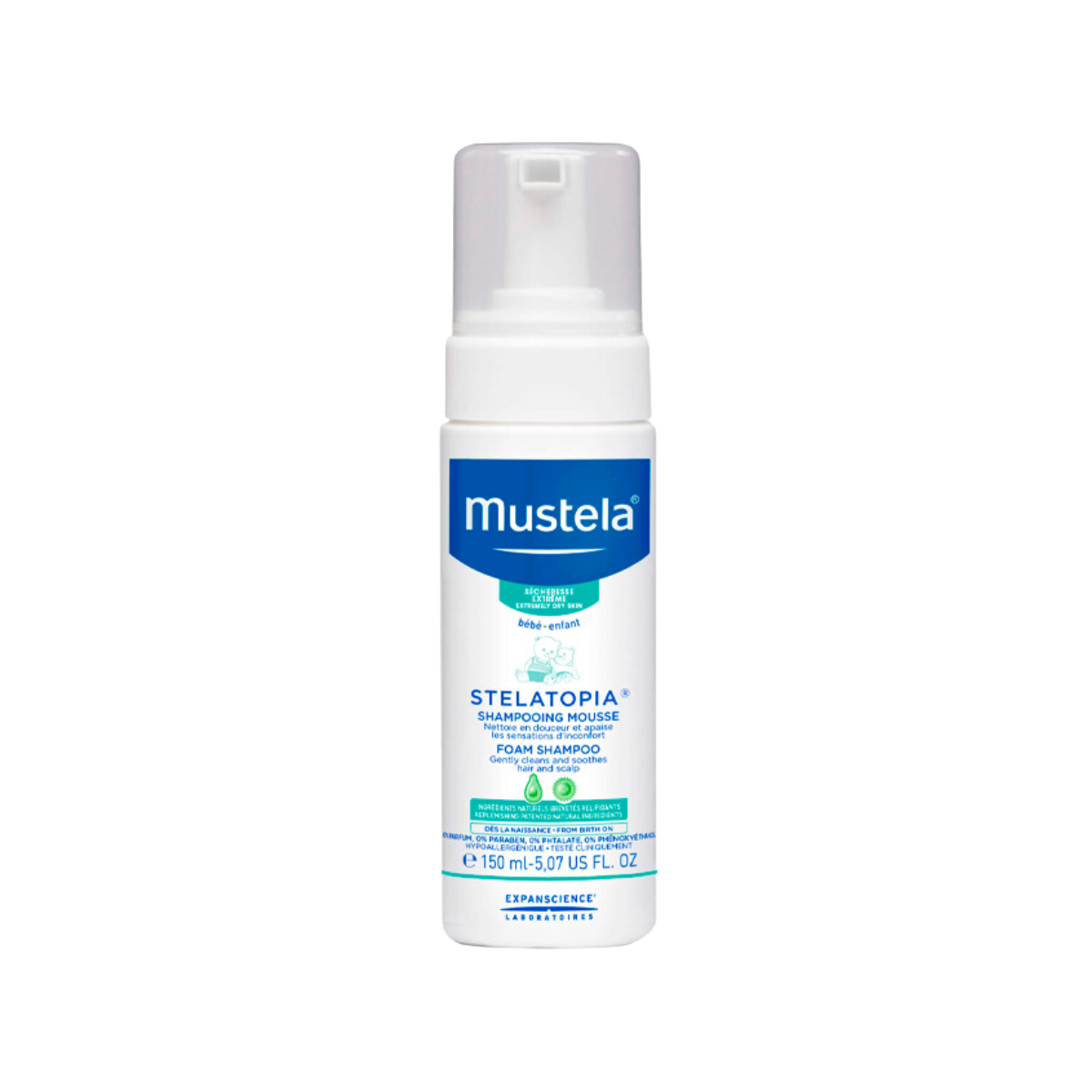 Mustela I Stelatopia Foam Shampoo 150ml