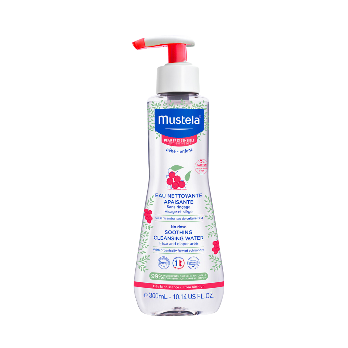 Mustela I No Rinse Soothing Cleansing Water 300ml