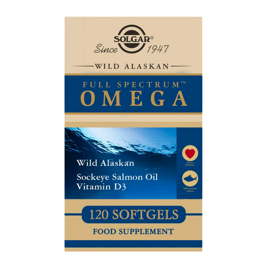 Solgar I Wild Alaskan Full Spectrum Omega 120 Softgels *EXPIRY BEST BEFORE END 10/23*