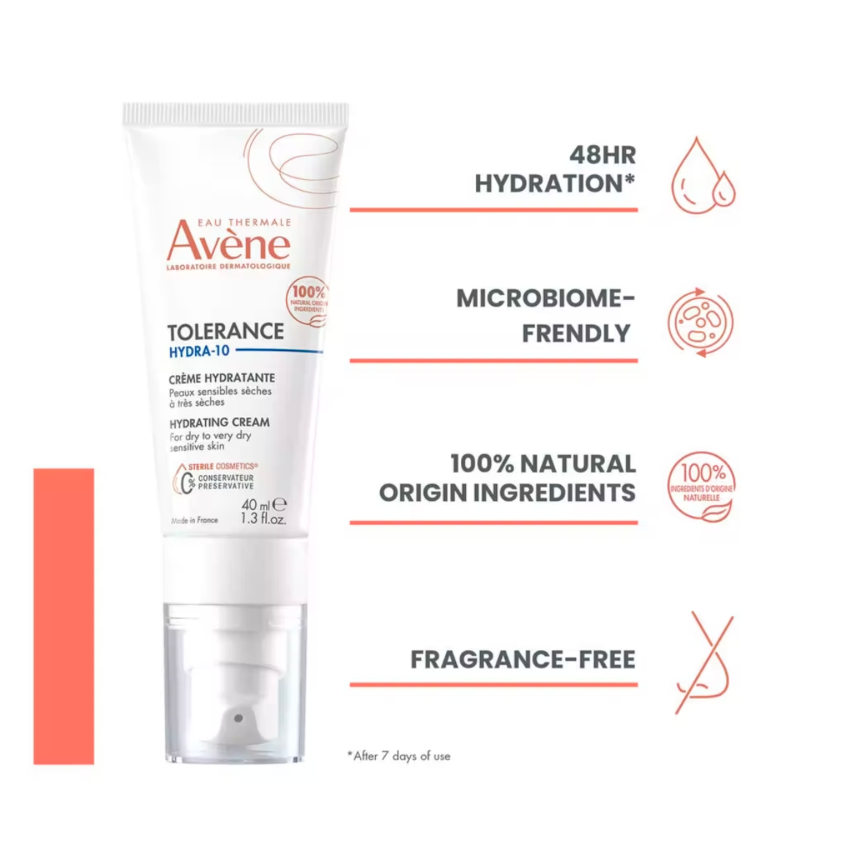 Avène | Tolérance Hydra10 Hydrating Cream 40ml