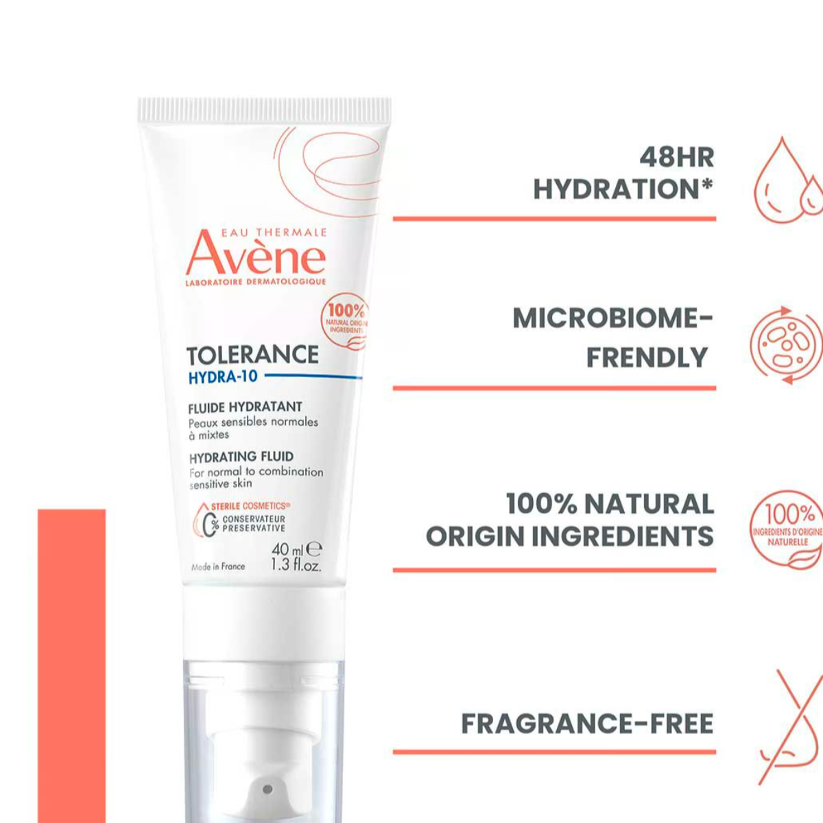 Avène | Tolérance Hydra10 Hydrating Fluid 40ml