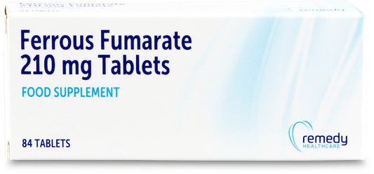 Ferrous Fumarate 210mg 84 Tablets (Packaging may vary)