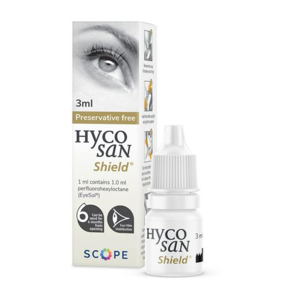 Hycosan | Shield Preservative Free Eye Drops - 3ml