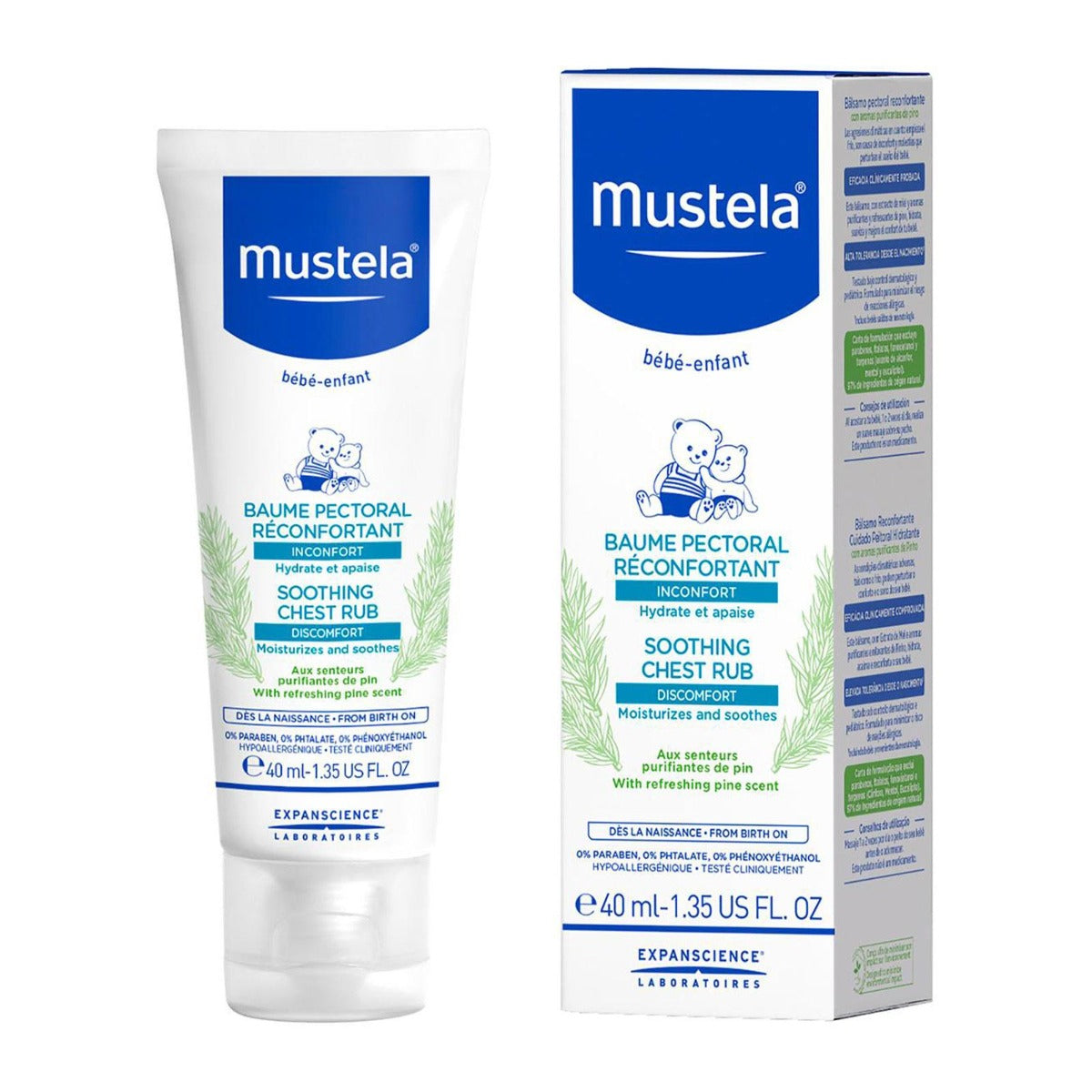 Mustela I Soothing Chest Rub 40ml