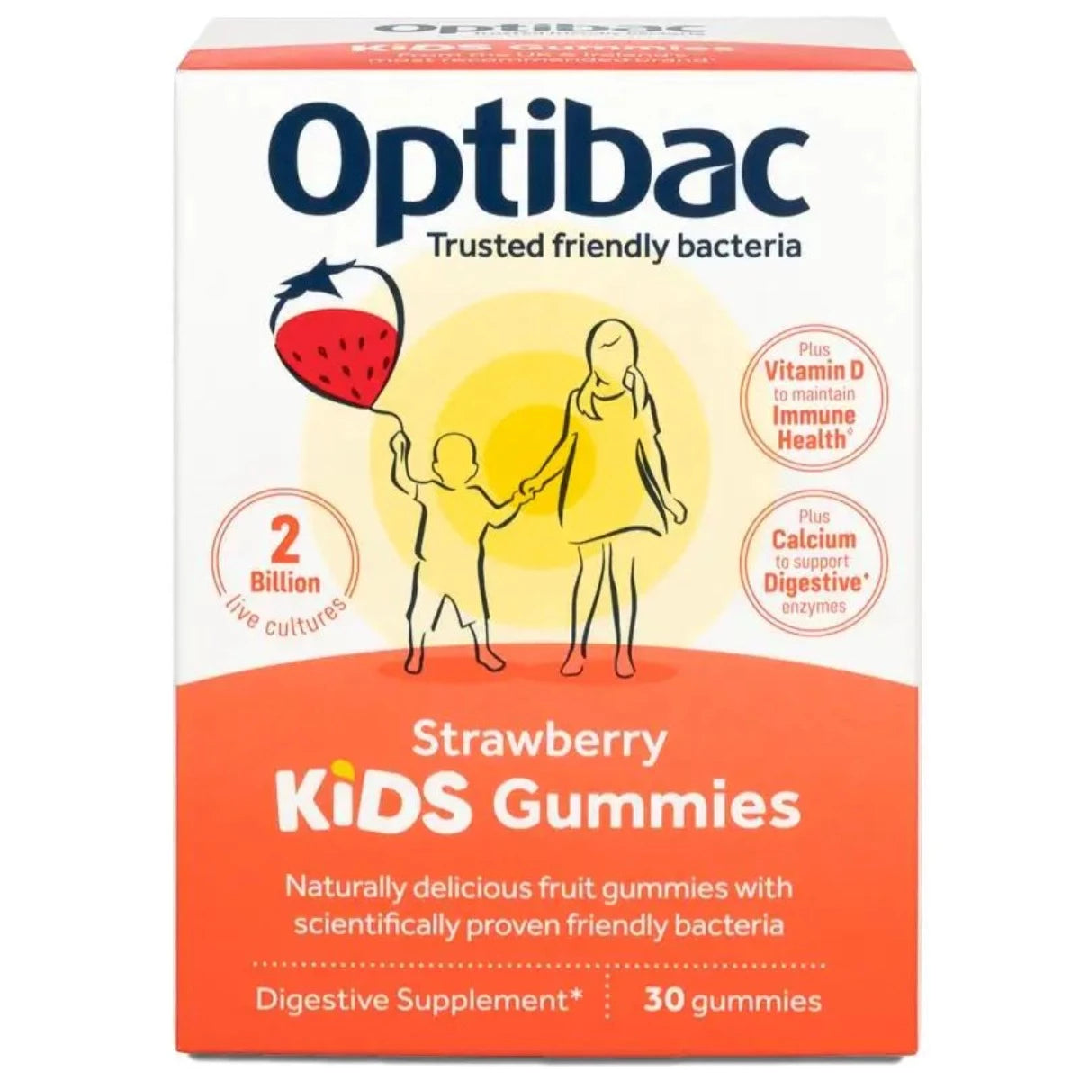 Optibac I Strawberry Kids 30 Gummies