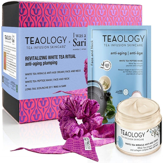 Teaology I White Tea Set (f/mask/21 ml + f/cr/50 ml + acc/1 pcs)