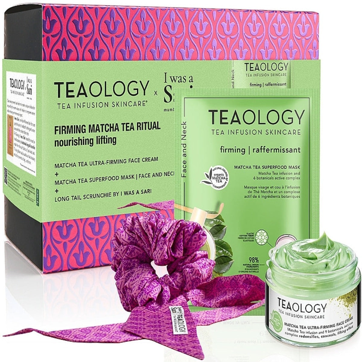 Teaology I Matcha Tea Set (f/mask/21 ml + f/cr/50 ml + acc/1 pcs)